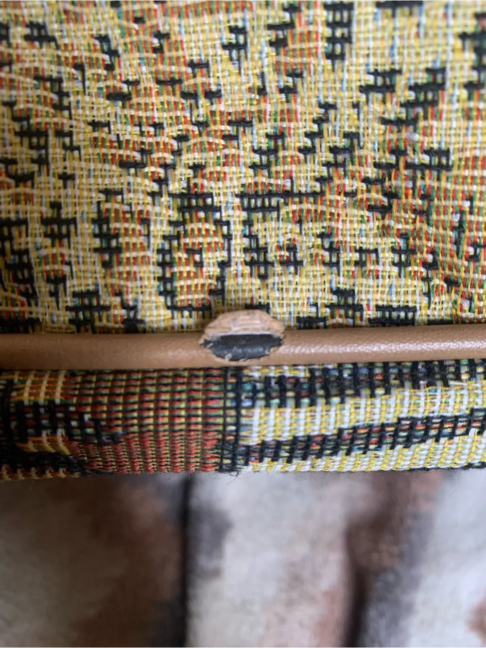 Vintage pioneer large weekender bag